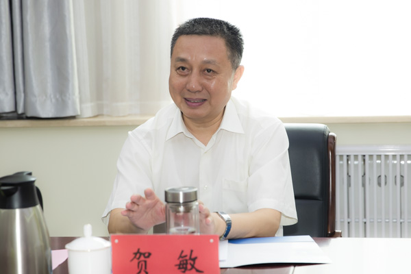 洛阳市副市长贺敏来校调研指导